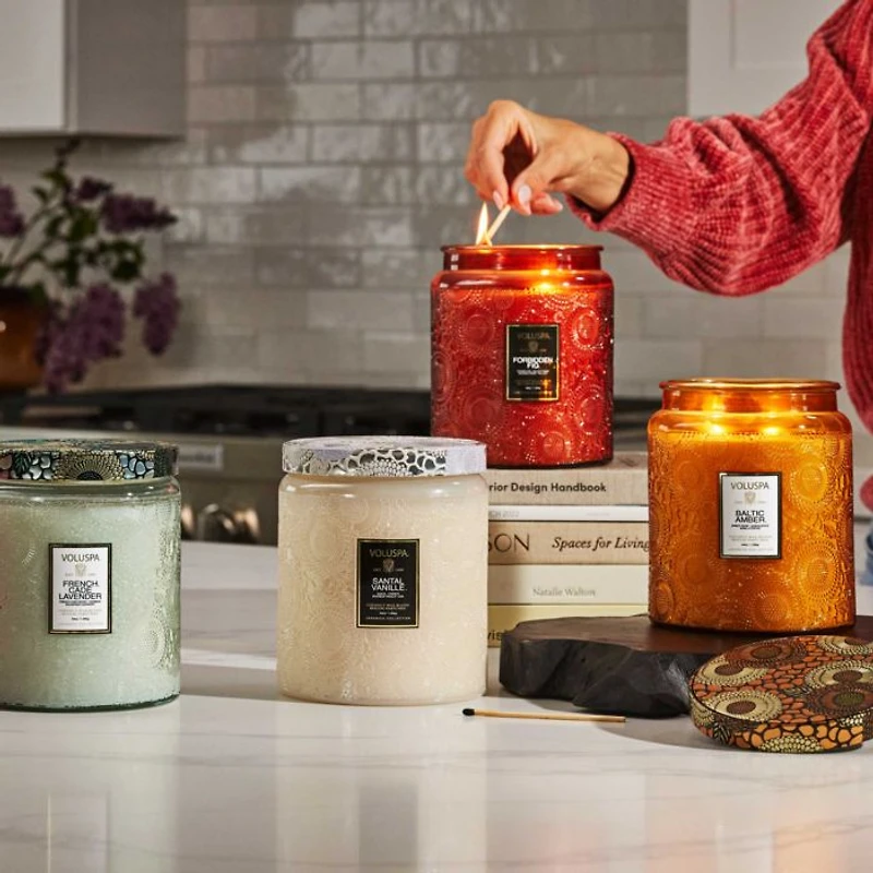 Japonica Baltic Amber Candle Collection
