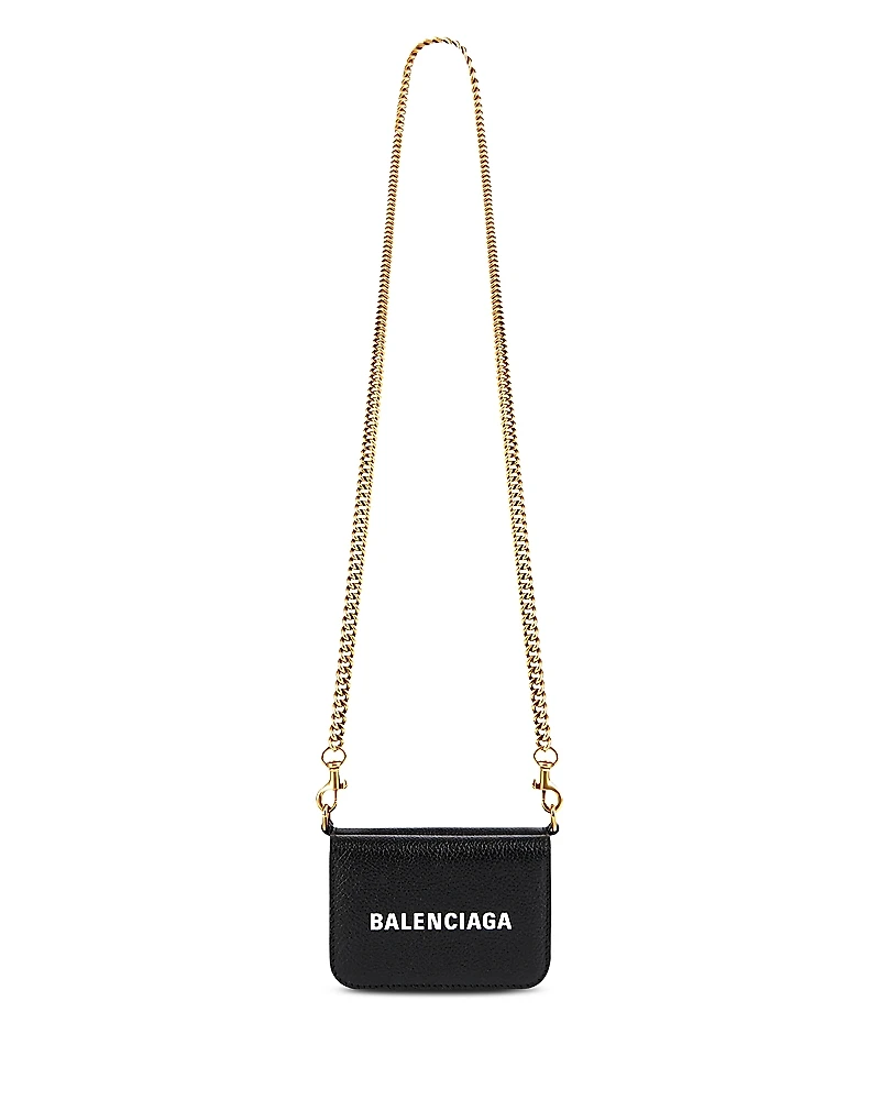 Balenciaga Cash Mini Wallet on Chain