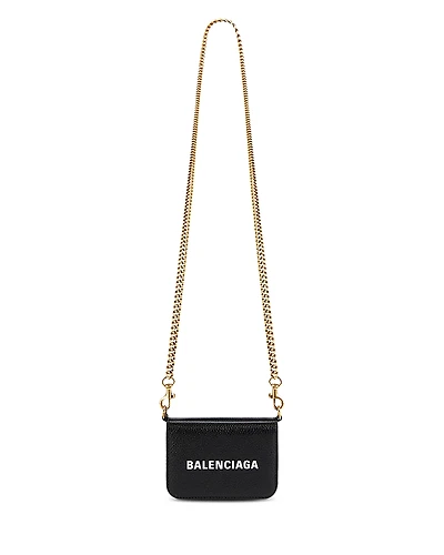 Balenciaga Cash Mini Wallet on Chain