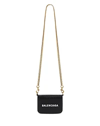 Balenciaga Cash Mini Wallet on Chain