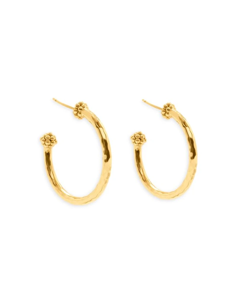 Berry Medium Hoop Earrings