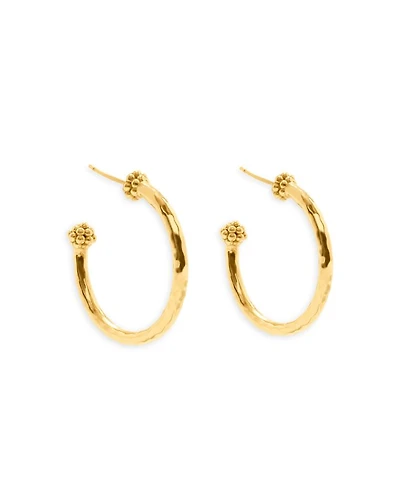 Berry Medium Hoop Earrings
