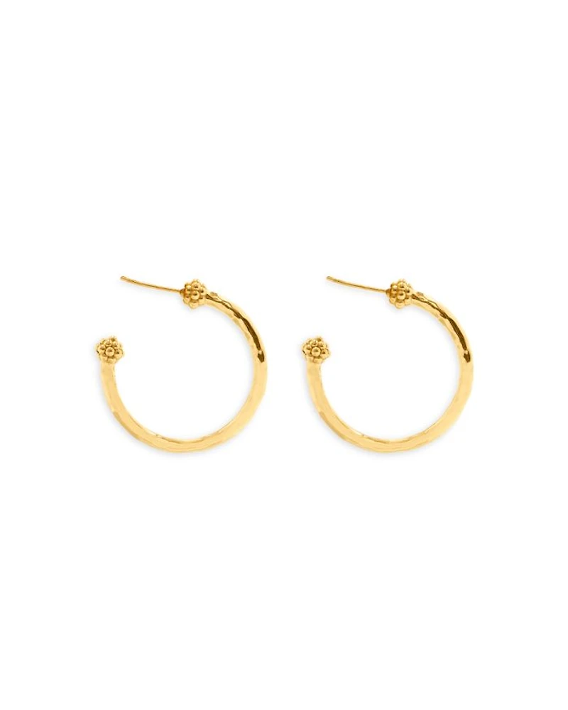 Berry Medium Hoop Earrings