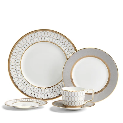 Wedgwood Renaissance Grey 5 Piece Place Setting