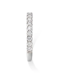 Certified Round-Cut Diamond Band in 14K White Gold, 0.50 ct.t.w.