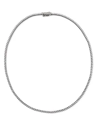 Certified Colorless Diamond Classic Tennis Necklace Collection 14K White Gold, 5.5-7 tcw