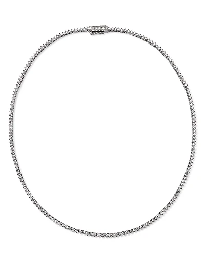Bloomingdale's Fine Collection Certified Colorless Diamond Classic Tennis Necklace