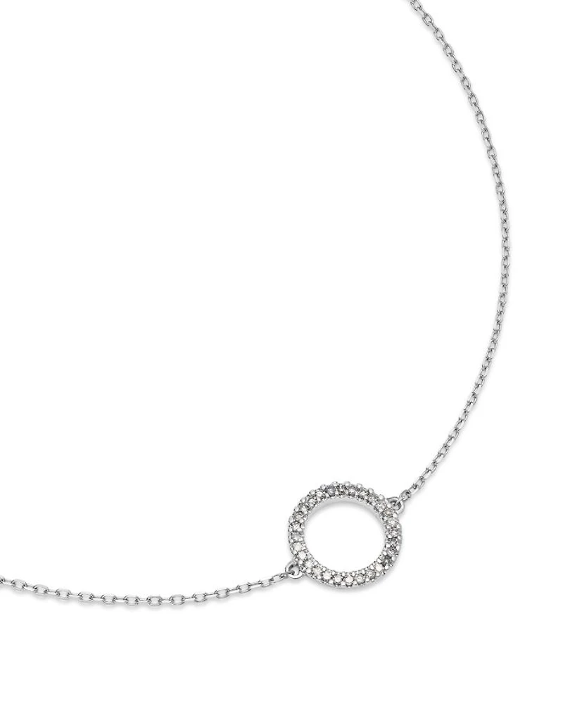 Diamond Circle Bracelet Collection in 14K Gold, 0.08 tcw