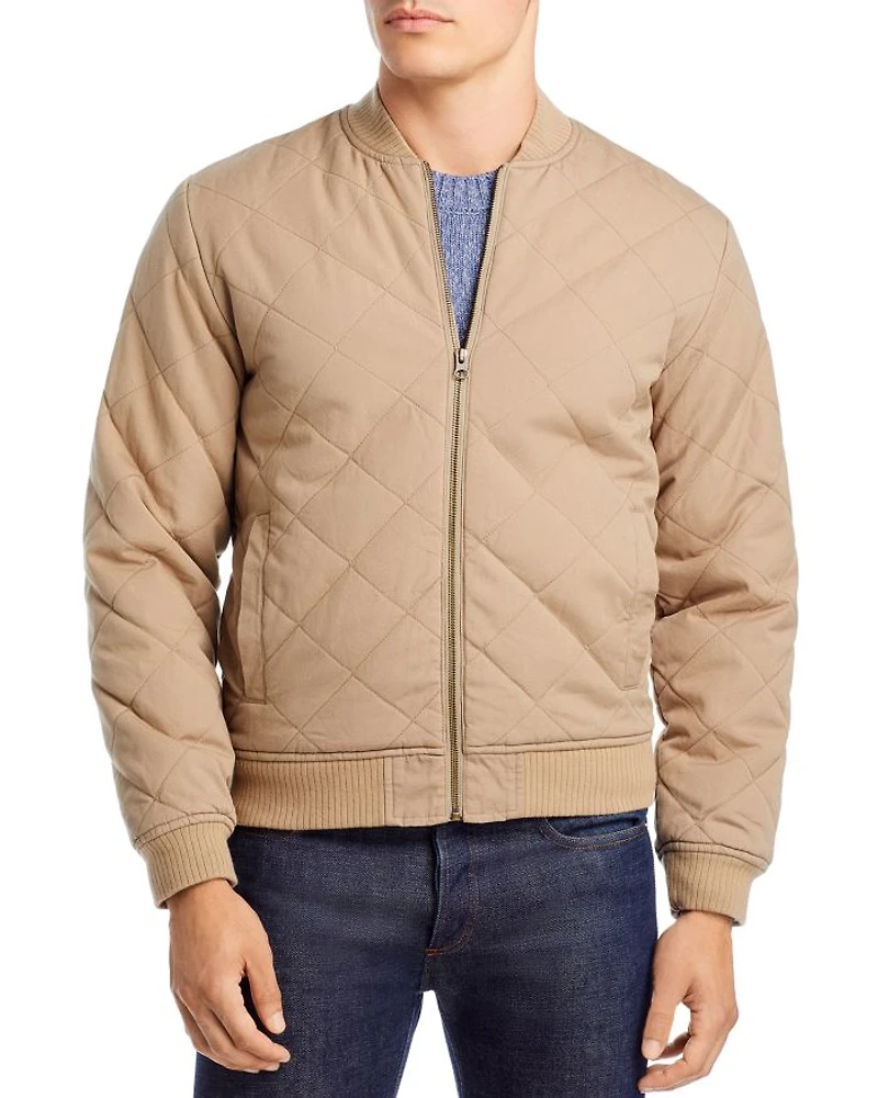 Peninsula Quilted Bomber Jacket