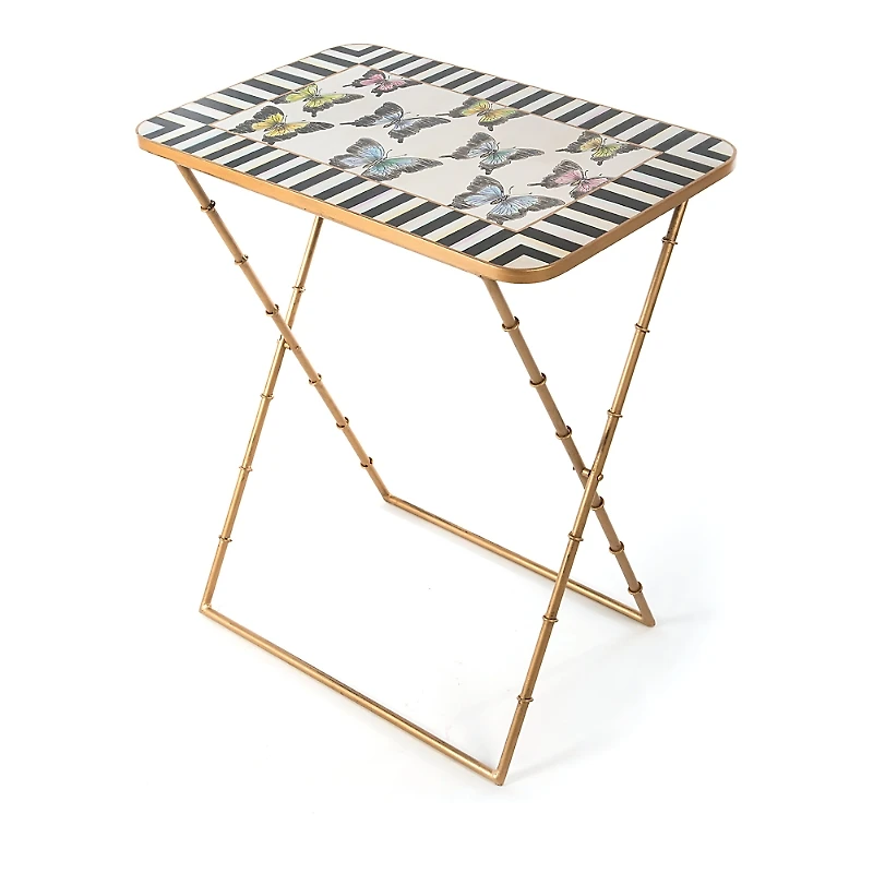 Mackenzie-Childs Butterfly Collection Cocktail Trays, Set of 4