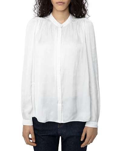 Tchin Satin Blouse