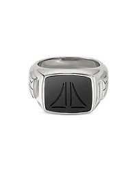 Sterling Silver Onyx Signet Ring