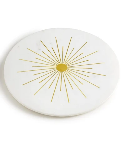 Sunshine Marble Cheese Board 12"