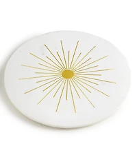 Gauri Kohli Sunshine Marble Cheese Board 12"