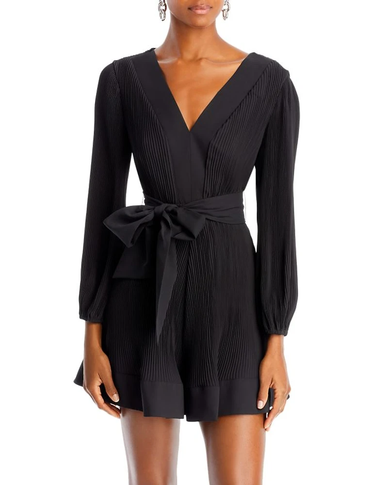 Liv Belted Pleated Dress
