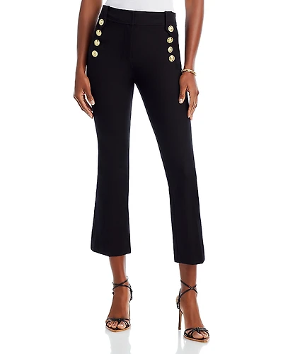 Derek Lam 10 Crosby Robertson High Waisted Crop Flare Pants