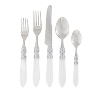 Aladdin Brilliant White 20 Piece Flatware Set