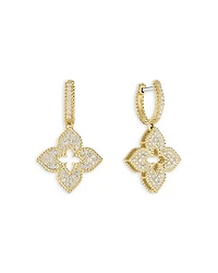 Roberto Coin 18K Yellow Gold Venetian Princess Diamond Drop Earrings, 0.77 tcw