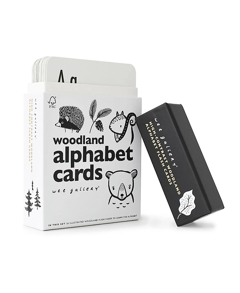 Wee Gallery Woodland Alphabet Cards - Ages 2+