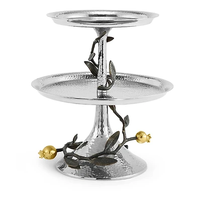 Michael Aram Pomegranate 2-Tier Etagere