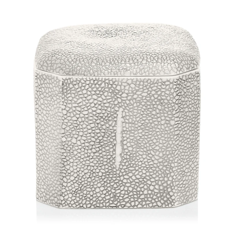 Kassatex Shagreen Cotton Ball Jar
