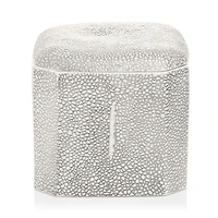 Kassatex Shagreen Cotton Ball Jar