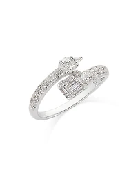 Bloomingdale's Fine Collection Diamond Pave Bypass Ring
