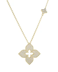 Roberto Coin 18K Gold Venetian Princess Diamond Pendant Necklace