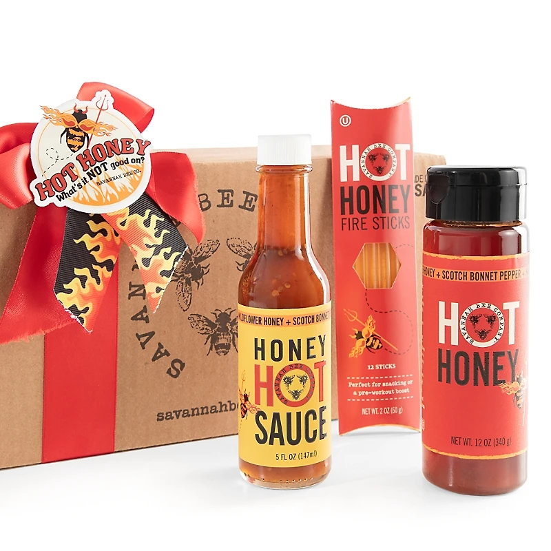Savannah Bee Company Hot Honey Gift Set