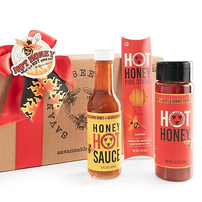 Savannah Bee Company Hot Honey Gift Set