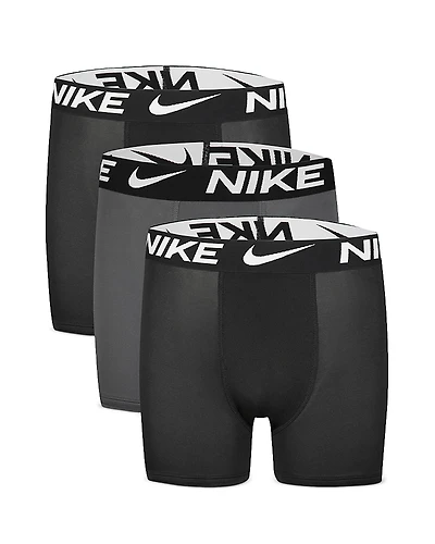 Nike Boys' 3 Pack Logo Boxer Briefs - Little Kid, Big Kid