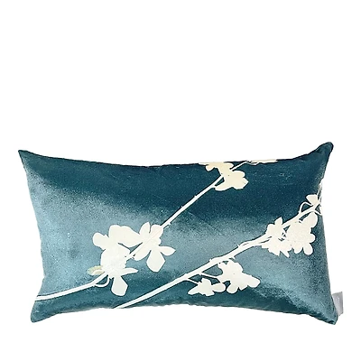 Aviva Stanoff Orchid Malachite Signature Velvet Collection Pillow