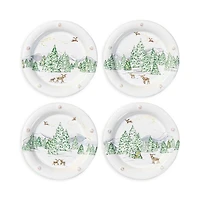 B&T North Pole Cocktail Plate, Set of 4