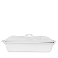 Berry & Thread Lidded Baker 13"