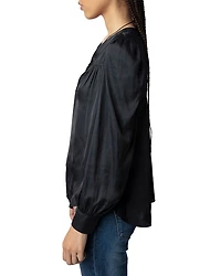 Telia Satin Blouse