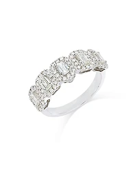 Bloomingdale's Fine Collection Diamond Emerald Cut Halo Ring