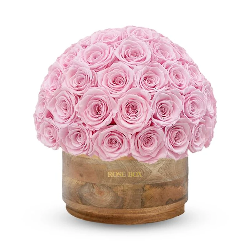 Rustic 80 Rose Half Ball Arrangement