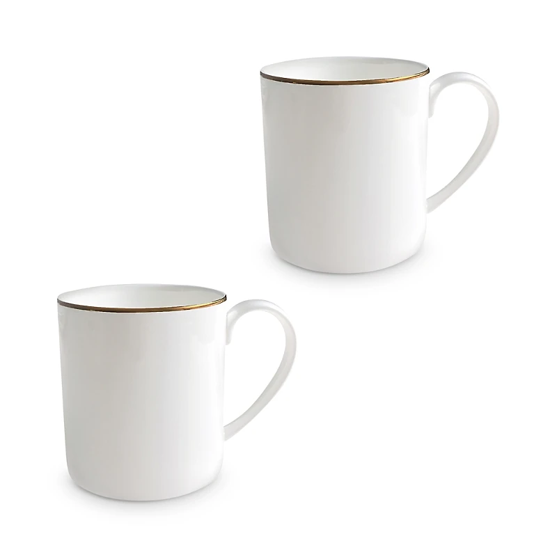 Twig New York Alex Gold Mug, Set of 2