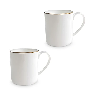 Twig New York Alex Gold Mug, Set of 2