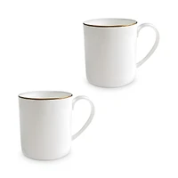 Twig New York Alex Gold Mug, Set of 2