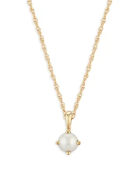 Bloomingdale's Fine Collection Children's Cultured Freshwater Pearl Pendant Necklace