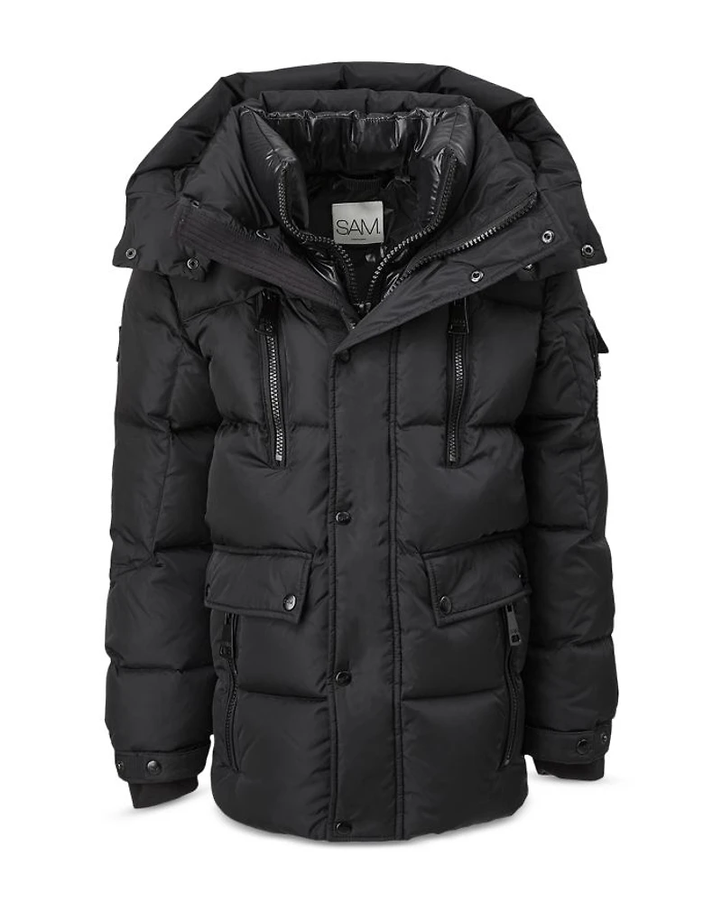 Boys' Matte Element Hooded Down Parka - Big Kid