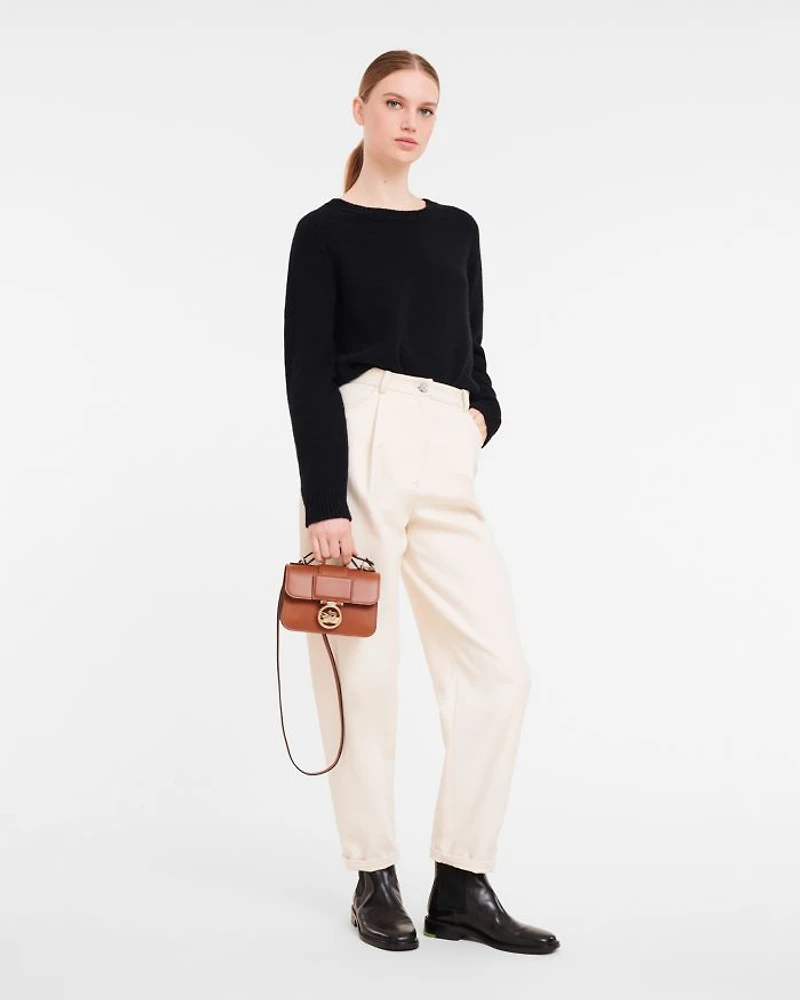 Box-Trot Extra Small Leather Crossbody Bag