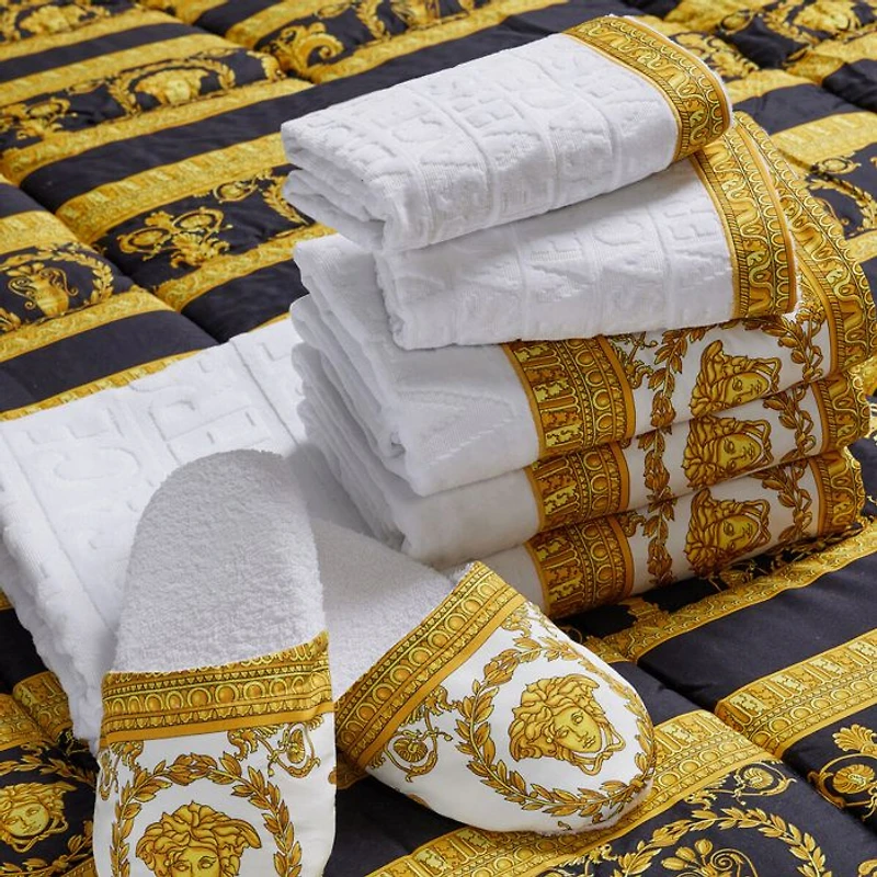 I Heart Baroque Bath Slippers