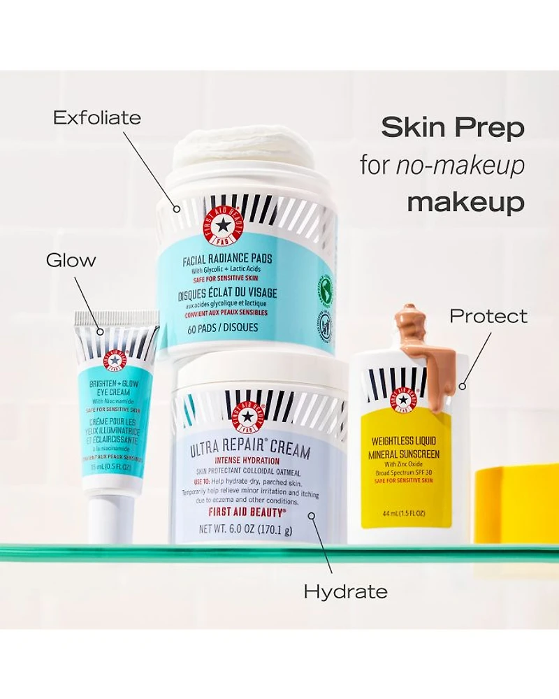 Facial Radiance Pads with Glycolic & Lactic Acids Exfoliating AHA