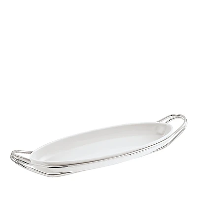 Sambonet New Living Fish Dish with Holder