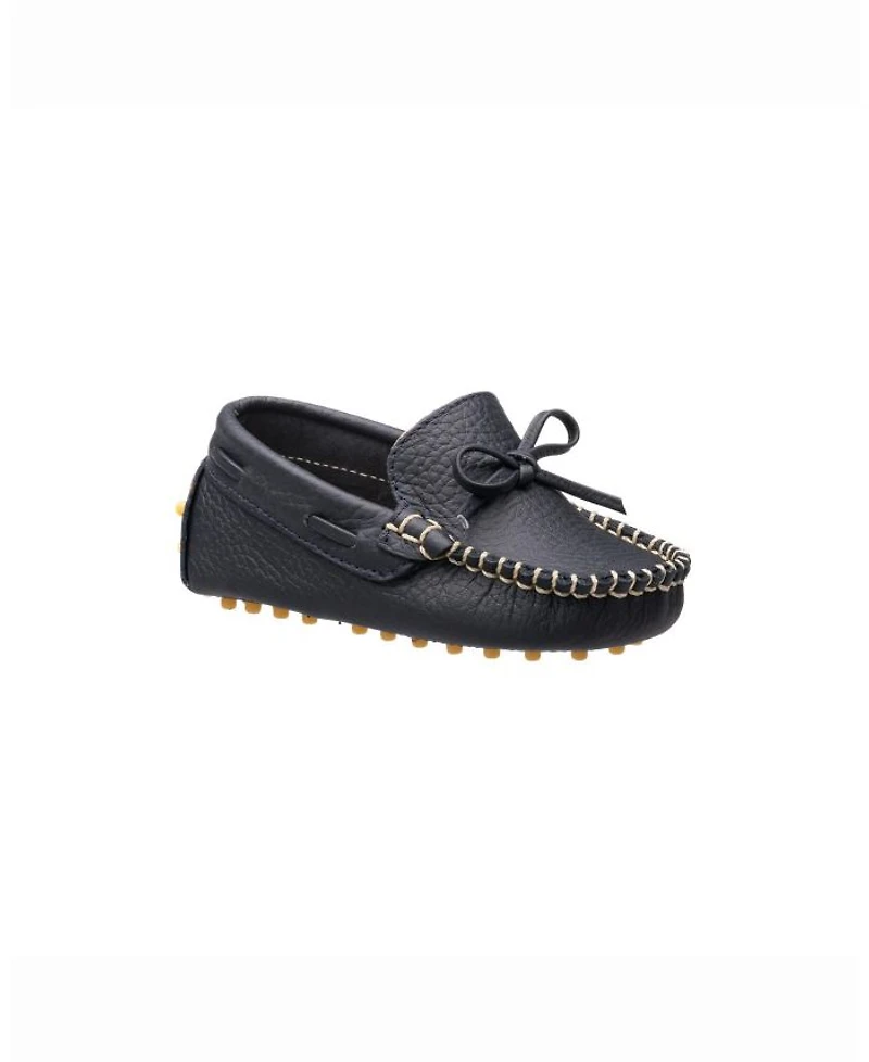 Contrasting Stitching Driver Loafer - Little Kid