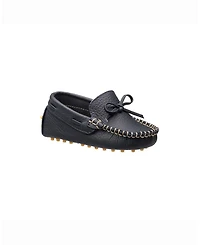 Contrasting Stitching Driver Loafer - Little Kid