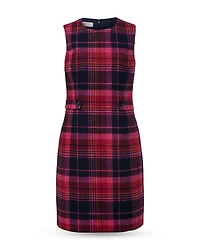 Sariah Plaid Wool Dress