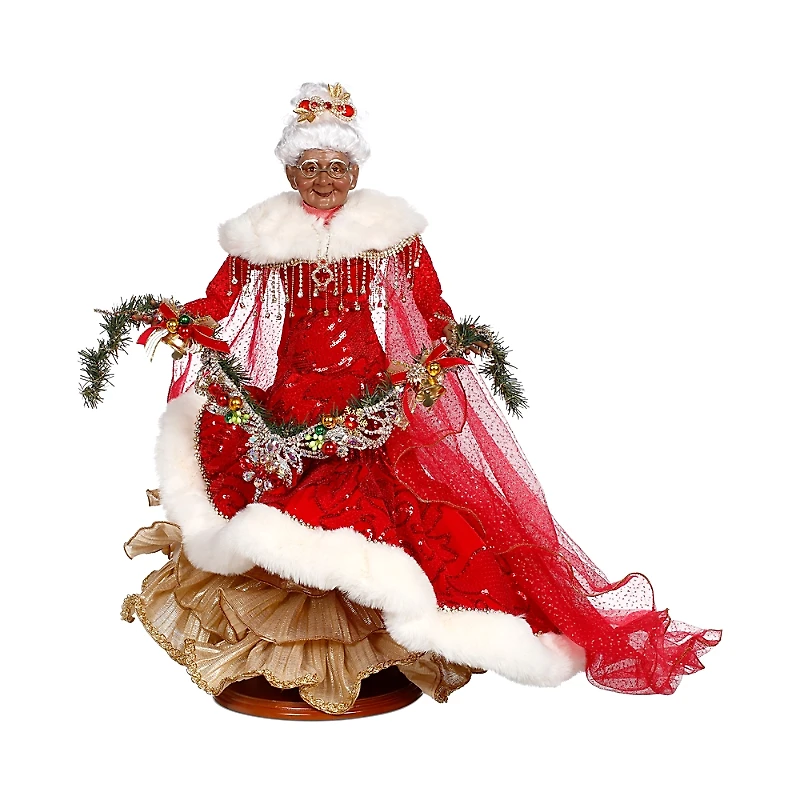 Mark Roberts African American Glittering Jewel Mrs. Claus